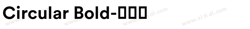Circular Bold字体转换